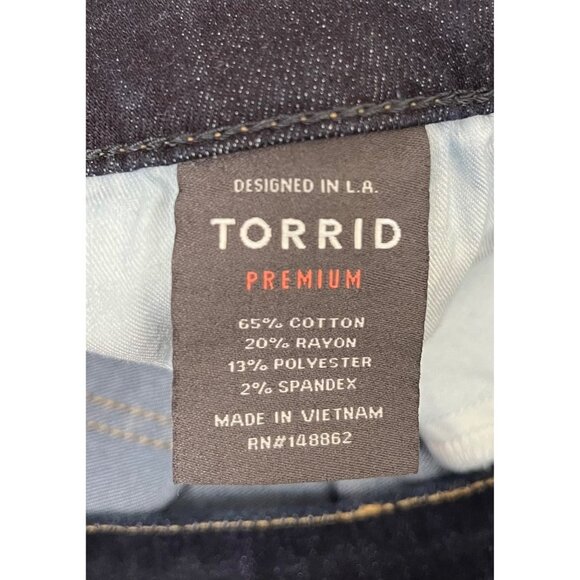 Torrid Premium Jegging dark blue size 24R - Picture 4 of 9